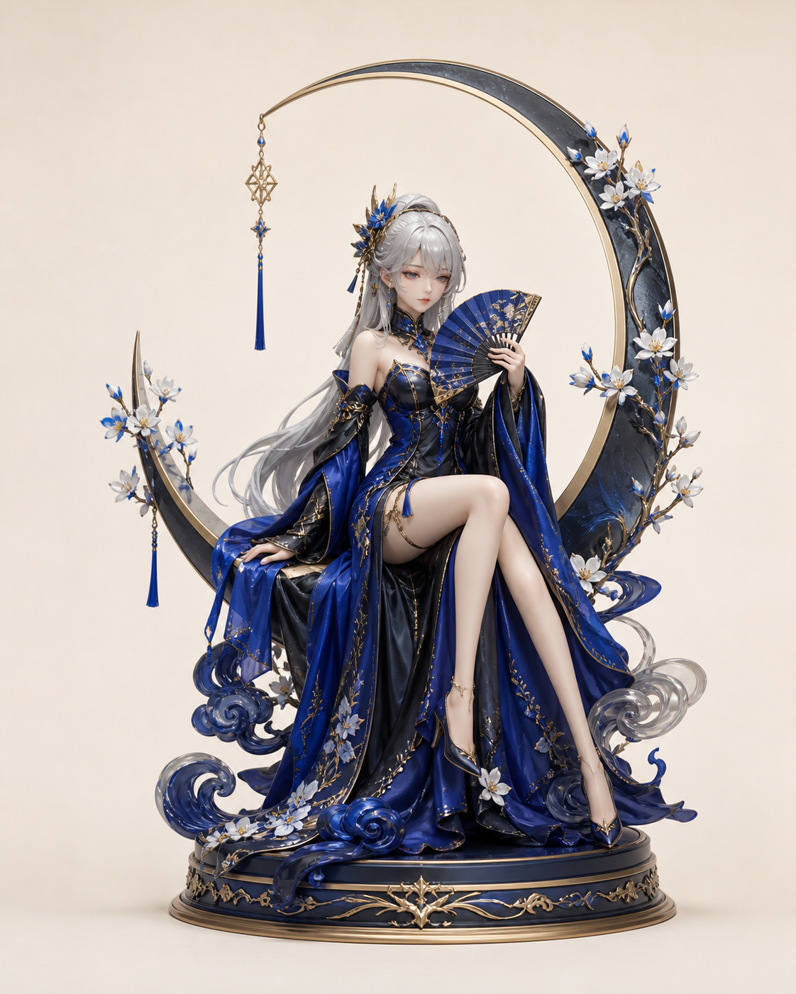 Moonlit finished figure